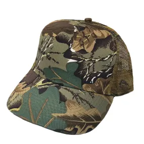 1 Dozen Camouflage Camo Hunting Baseball Trucker Mesh Hats Caps Wholesale Bulk