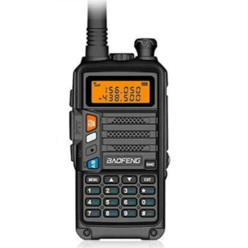 10W Walkie Talkie Long Range Baofeng UV-5R Plus Radio for Hunting 10 KM Upgrade of UV 5R UV-10R Ham Radio 10KM UHF/VHF Tri Bands