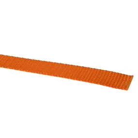 1" 4.5K Polyester Cargo Webbing - Linear Foot - Orange