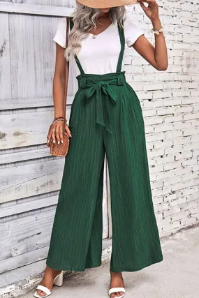 ADJUSTABLE LACE-UP WIDE-LEG OVERALLS_CWSJS0692