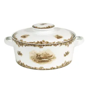 Aiken Hunt Dinnerware Covered Casserole - Fox