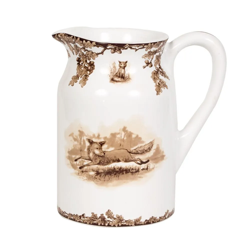 Aiken Hunt Dinnerware Fox Pitcher