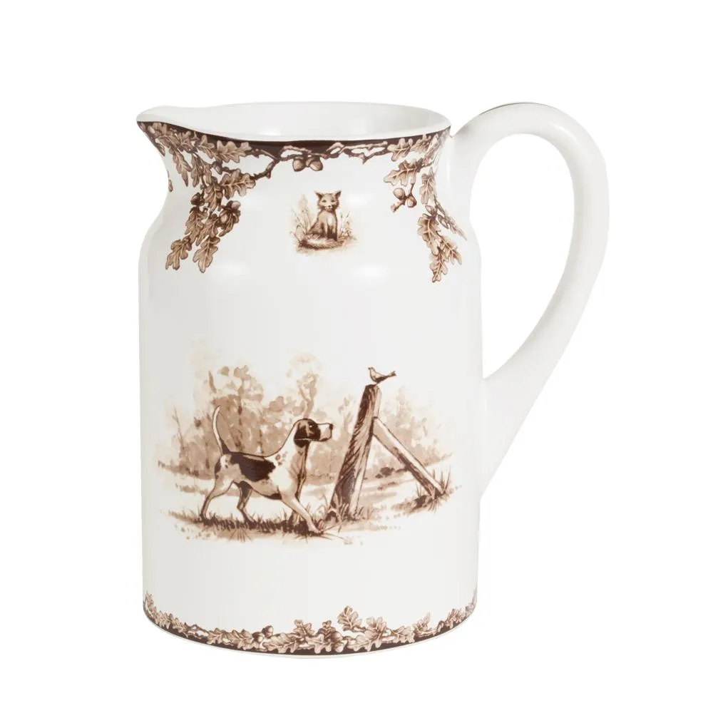 Aiken Hunt Dinnerware Hound Pitcher