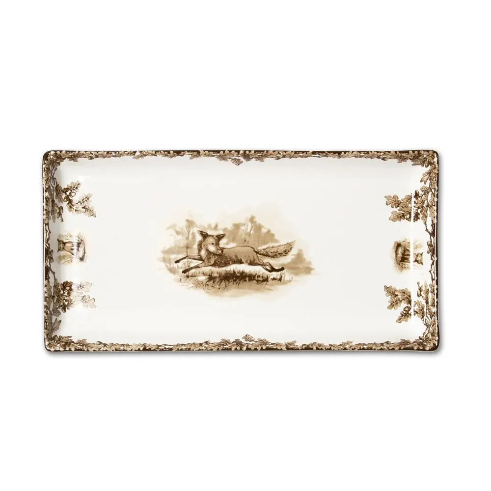 Aiken Hunt Dinnerware Tart Tray - Fox