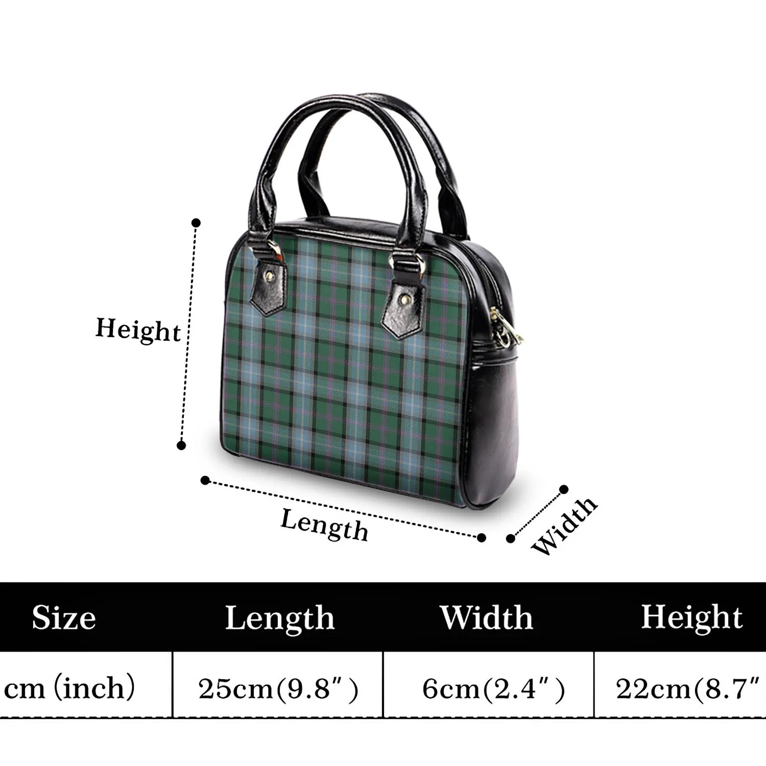 Alexander of Menstry Hunting Tartan Shoulder Handbags