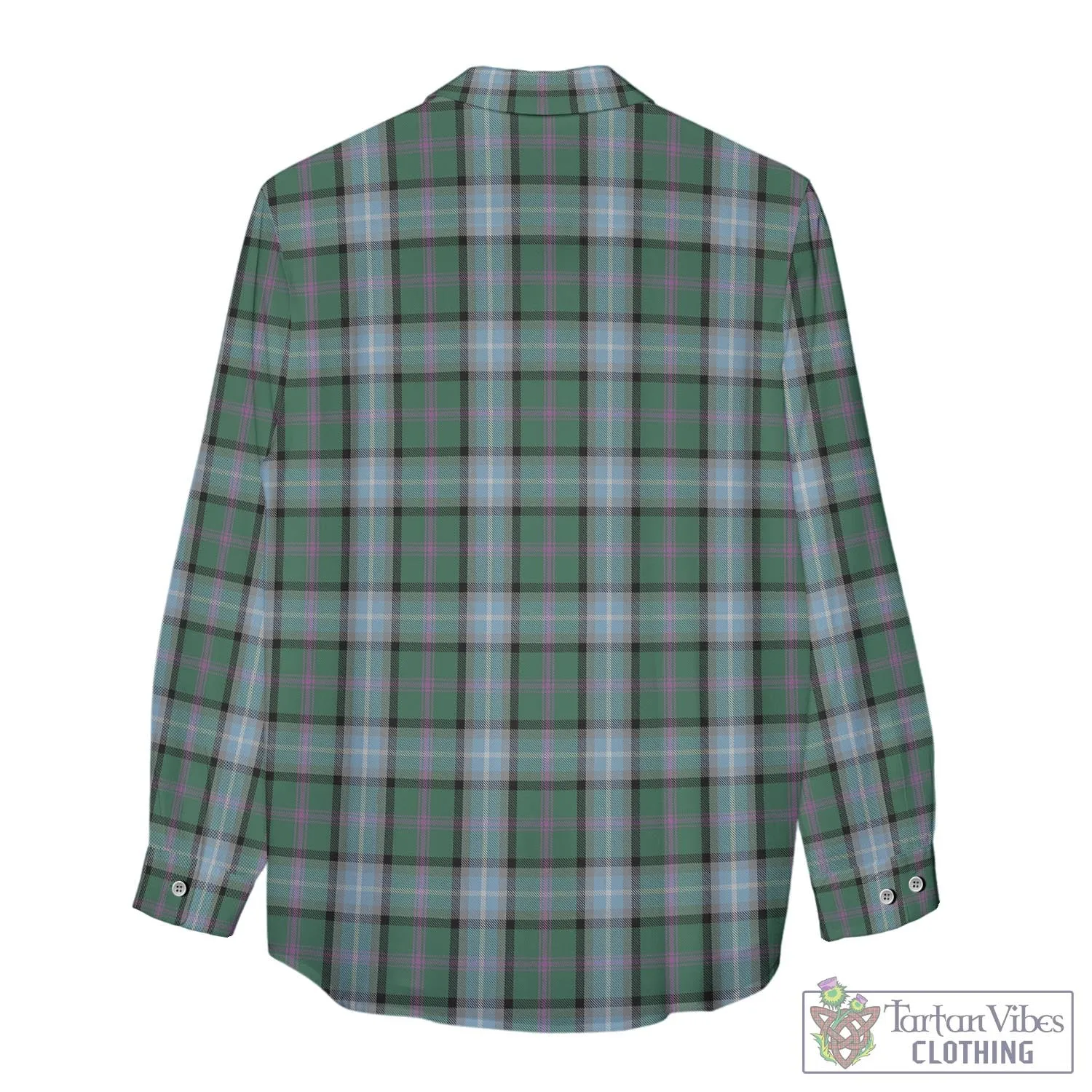 Alexander of Menstry Hunting Tartan Women's Casual Shirt with Family Crest