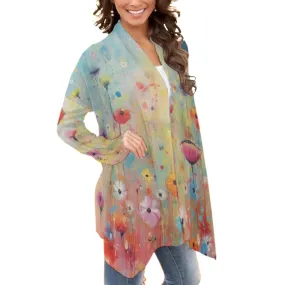 All-Over Print Women's Cardigan With Long Sleeve shirt, 200