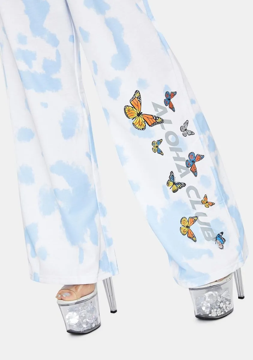 Aloha Butterfly Sweatpants