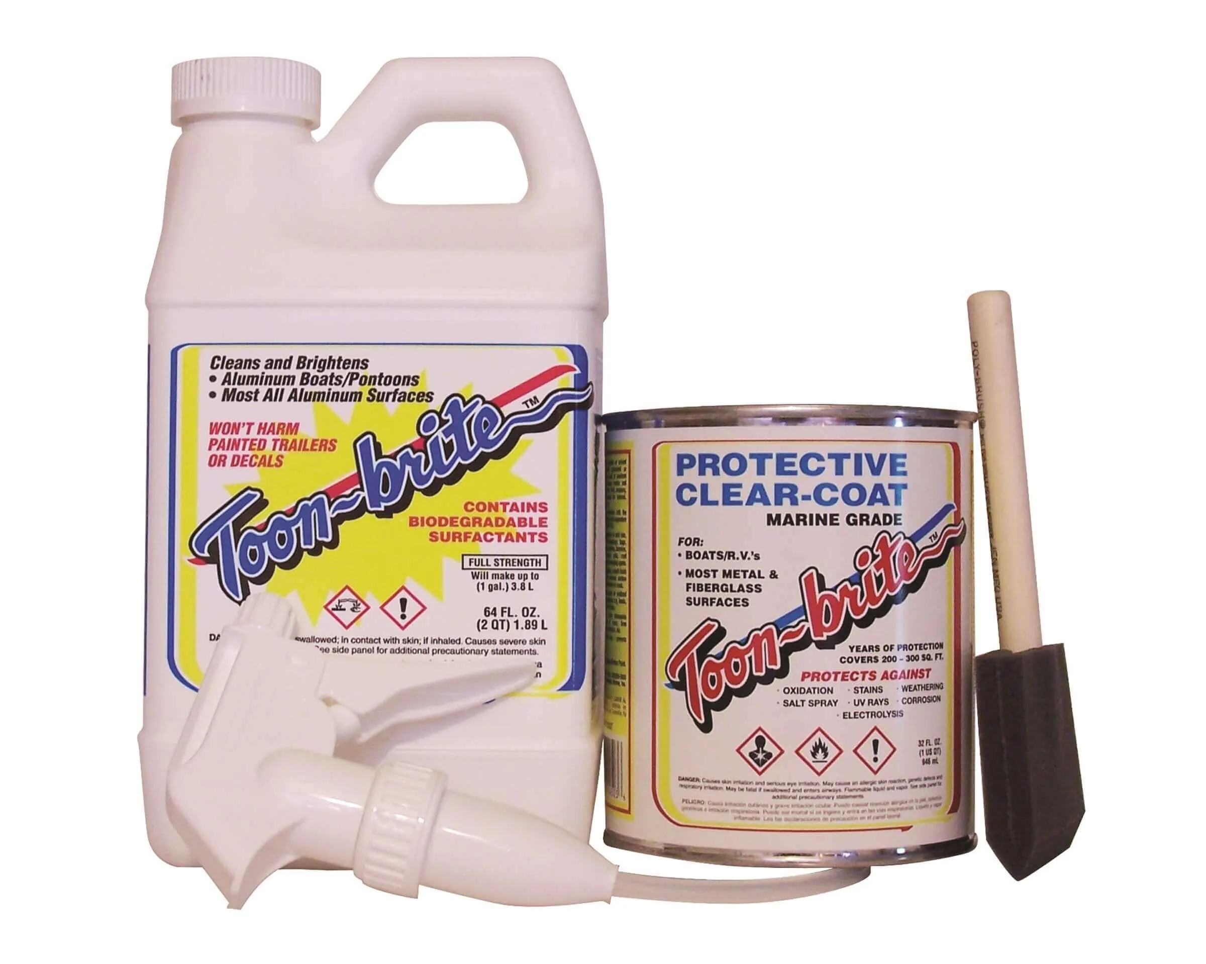 ALUMINUM CLEANER & PROTECTIVE CLEAR-COAT KIT