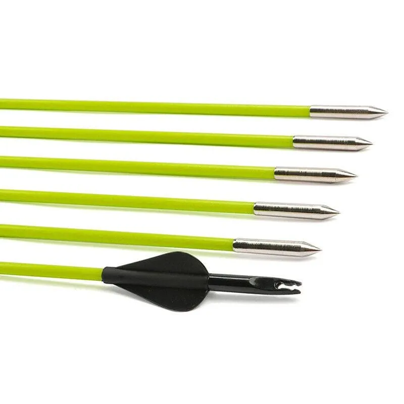 🎯Archery 5mm Fiberglass Arrows Shooting Youth Practice