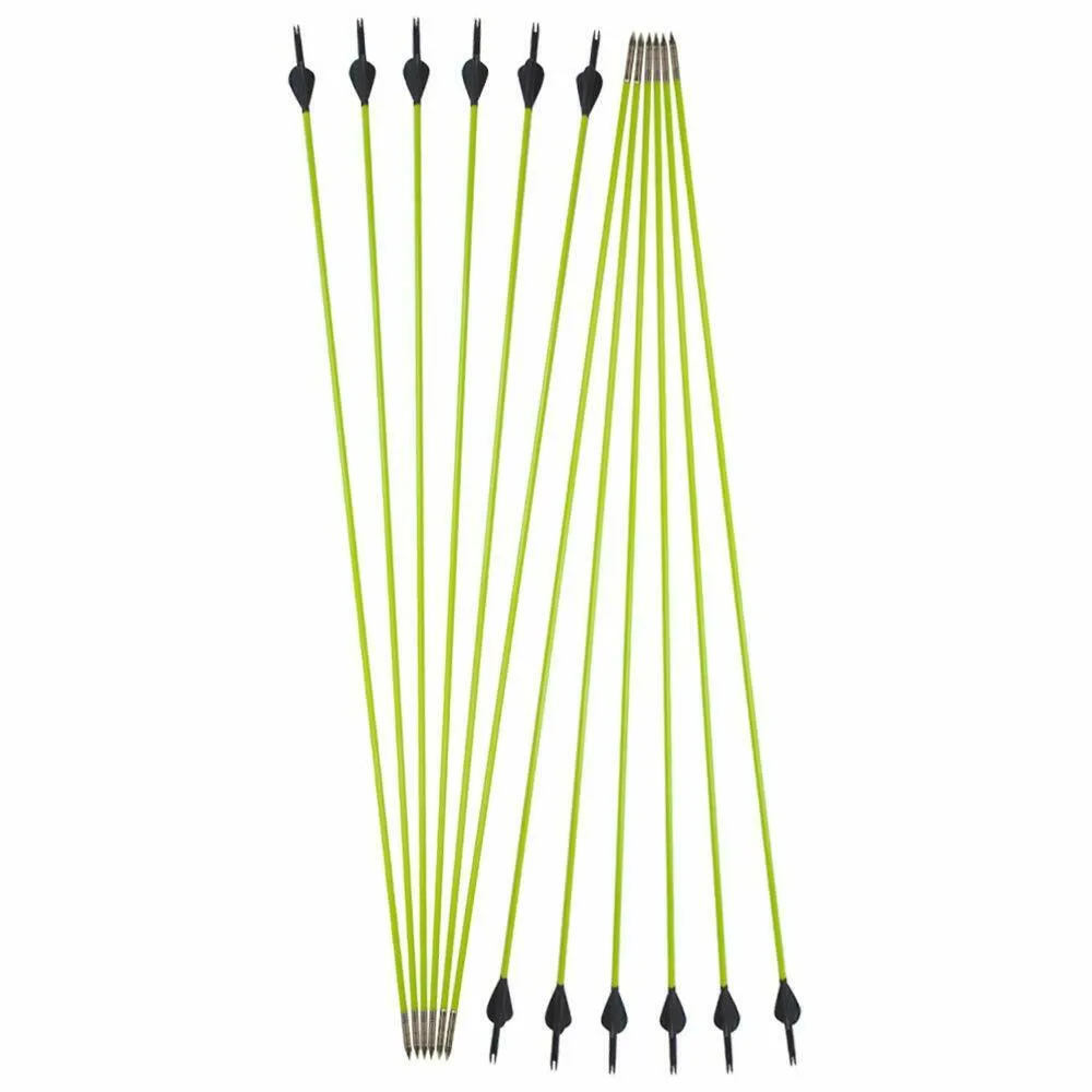 🎯Archery 5mm Fiberglass Arrows Shooting Youth Practice