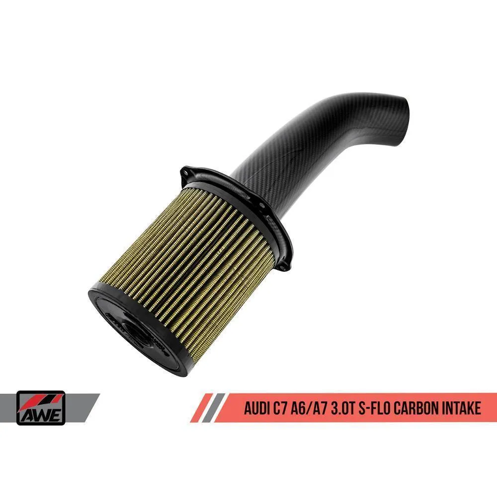 AWE S-FLO Carbon Intake | 11-18 Audi A6 3.0T / 10-18 A7 3.0T (2660-15022)