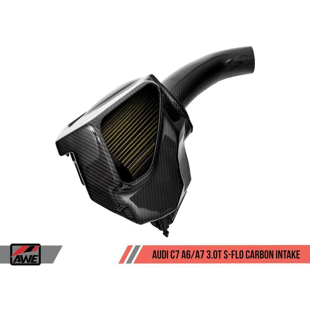 AWE S-FLO Carbon Intake | 11-18 Audi A6 3.0T / 10-18 A7 3.0T (2660-15022)