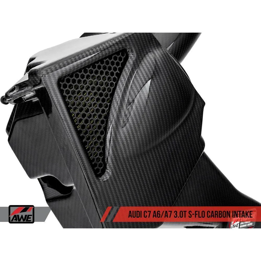 AWE S-FLO Carbon Intake | 11-18 Audi A6 3.0T / 10-18 A7 3.0T (2660-15022)