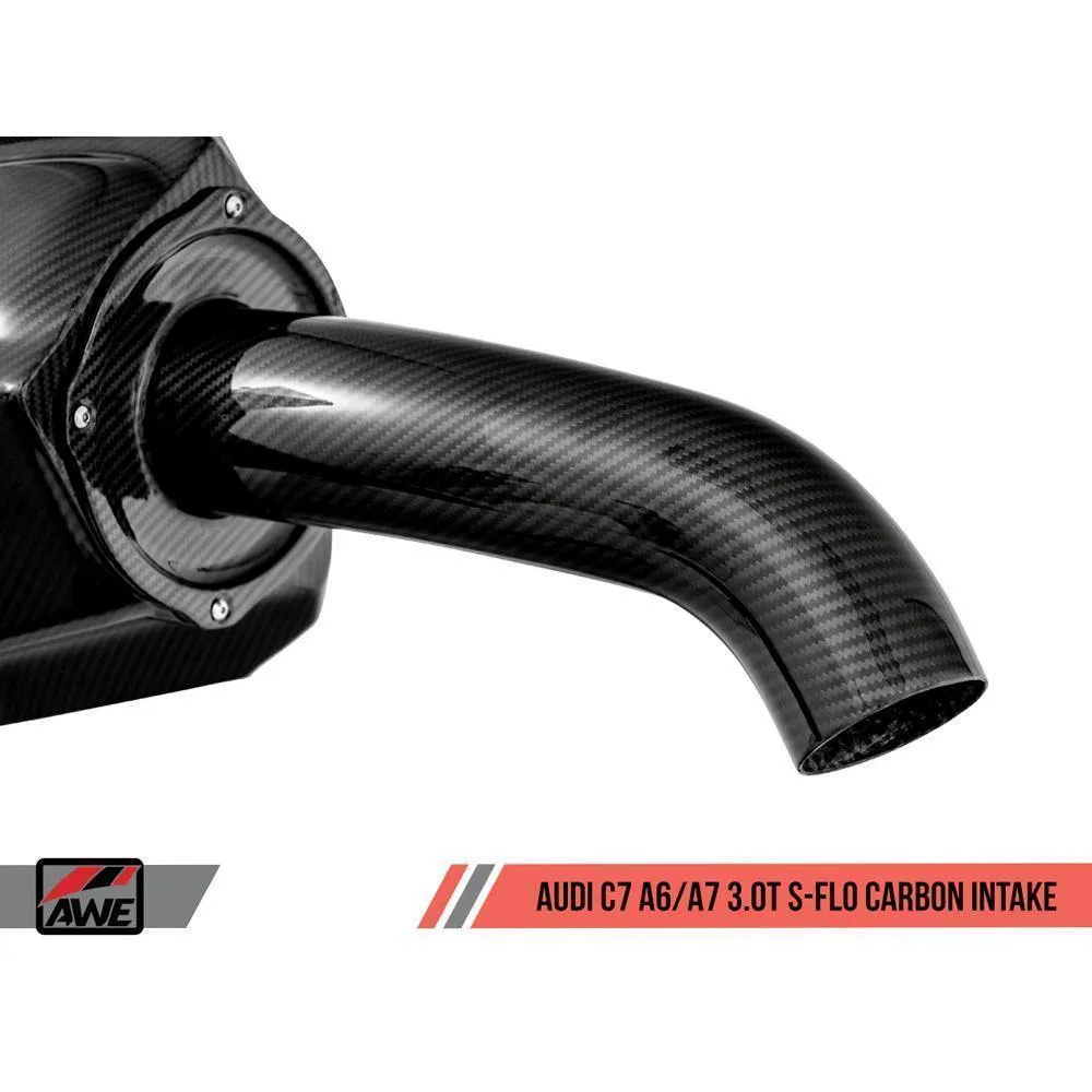 AWE S-FLO Carbon Intake | 11-18 Audi A6 3.0T / 10-18 A7 3.0T (2660-15022)