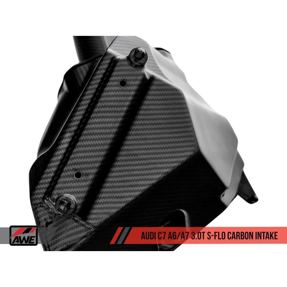 AWE S-FLO Carbon Intake | 11-18 Audi A6 3.0T / 10-18 A7 3.0T (2660-15022)