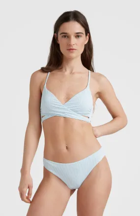 Baay - Maoi Bralette Bikini Set | Blue Simple Stripe