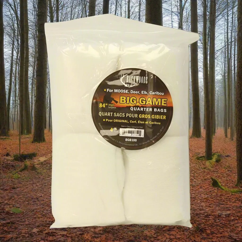 Backwoods Big game Quarter Bags 4/pk 84"length