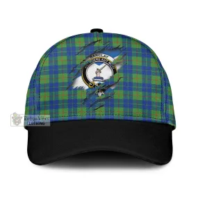 Barclay Hunting Ancient Tartan Classic Cap with Family Crest In Me Style