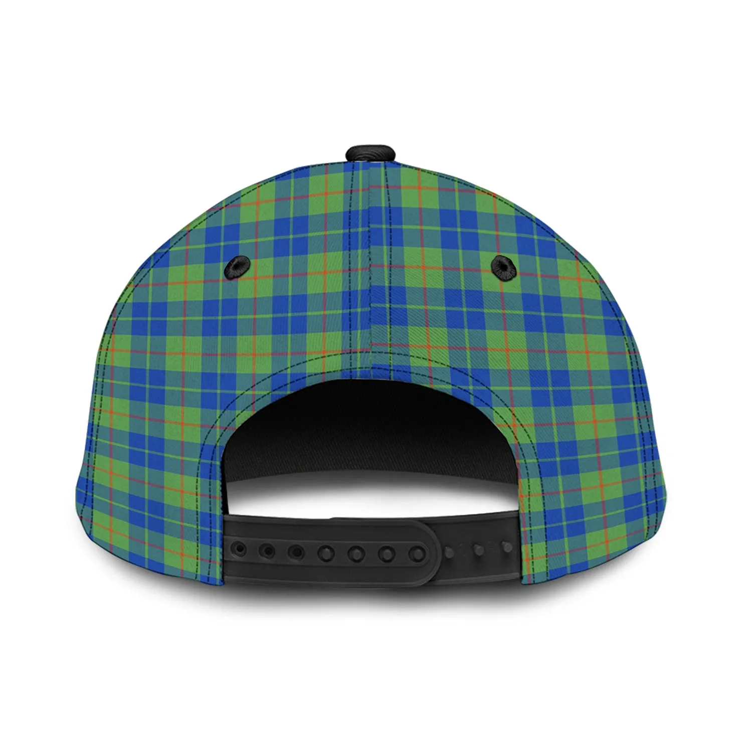 Barclay Hunting Ancient Tartan Classic Cap with Family Crest