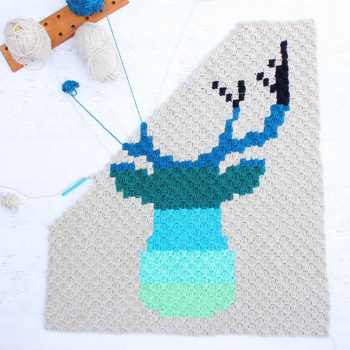 Be a Deer C2C Blanket Crochet Pattern