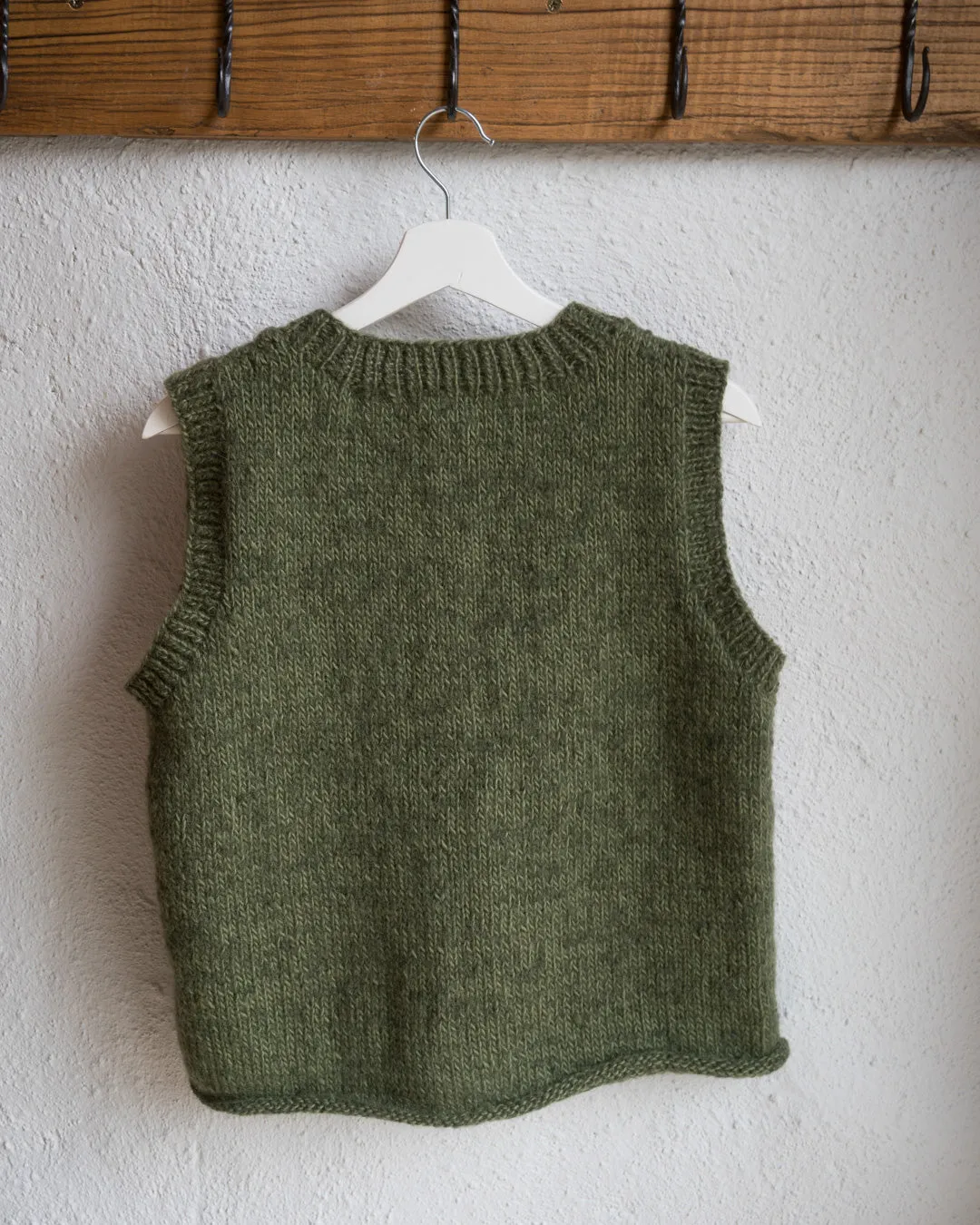 Bibico - Heather Knitted Vest - Moorland Green