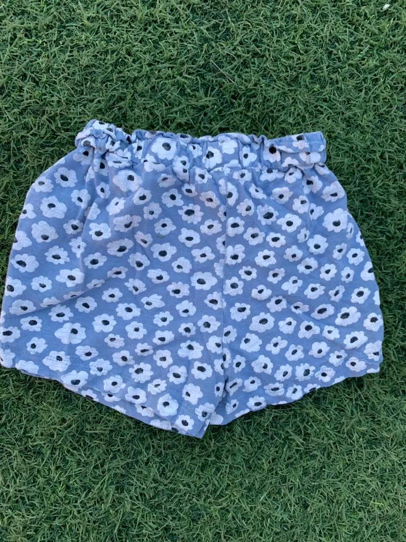 Black and blue baby girl short size 6-12months