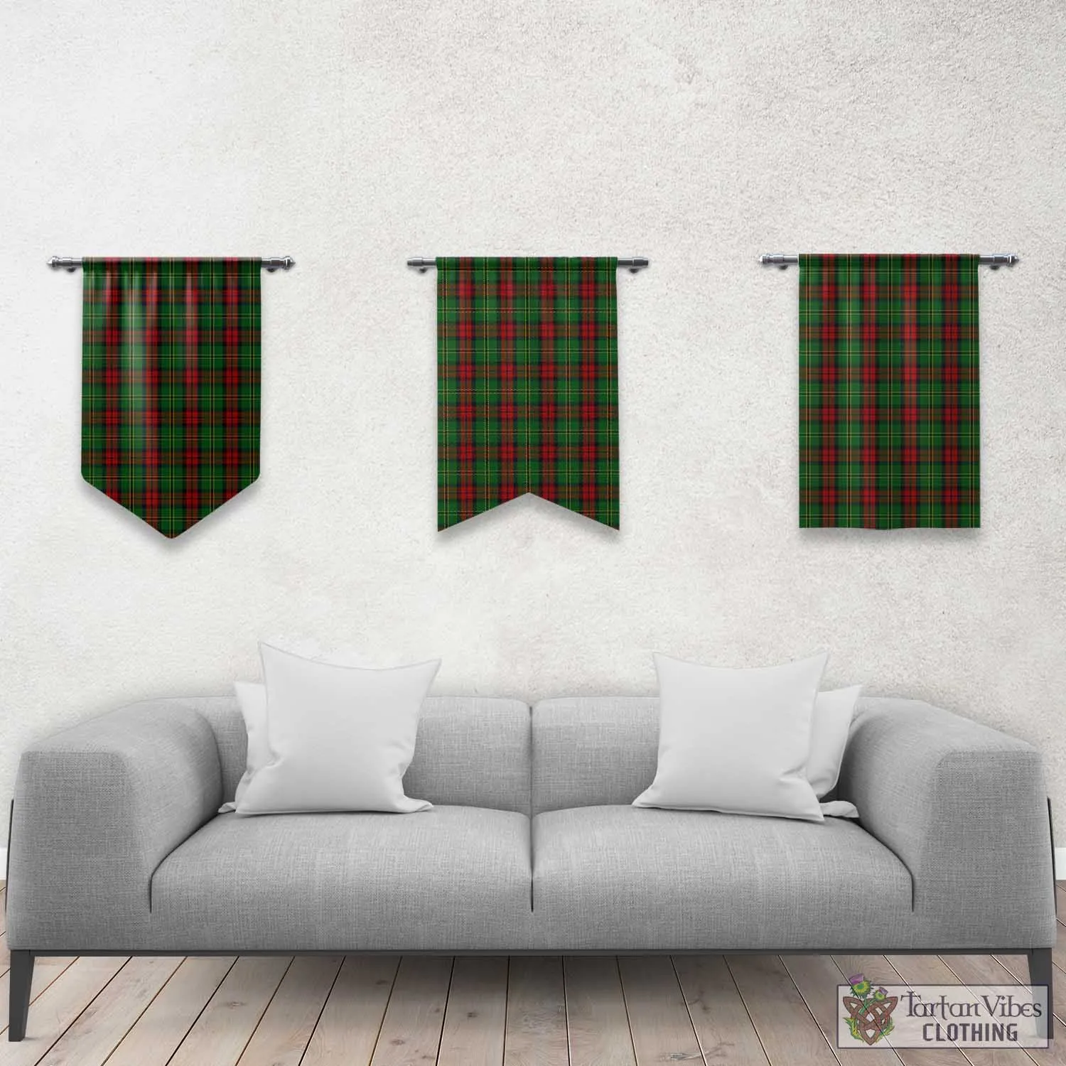 Blackstock Hunting Tartan Gonfalon, Tartan Banner