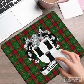 Blackstock Hunting Tartan Mouse Pad with Family Crest