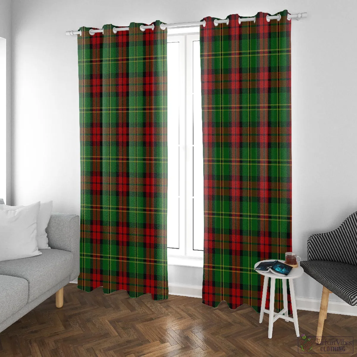 Blackstock Hunting Tartan Window Curtain