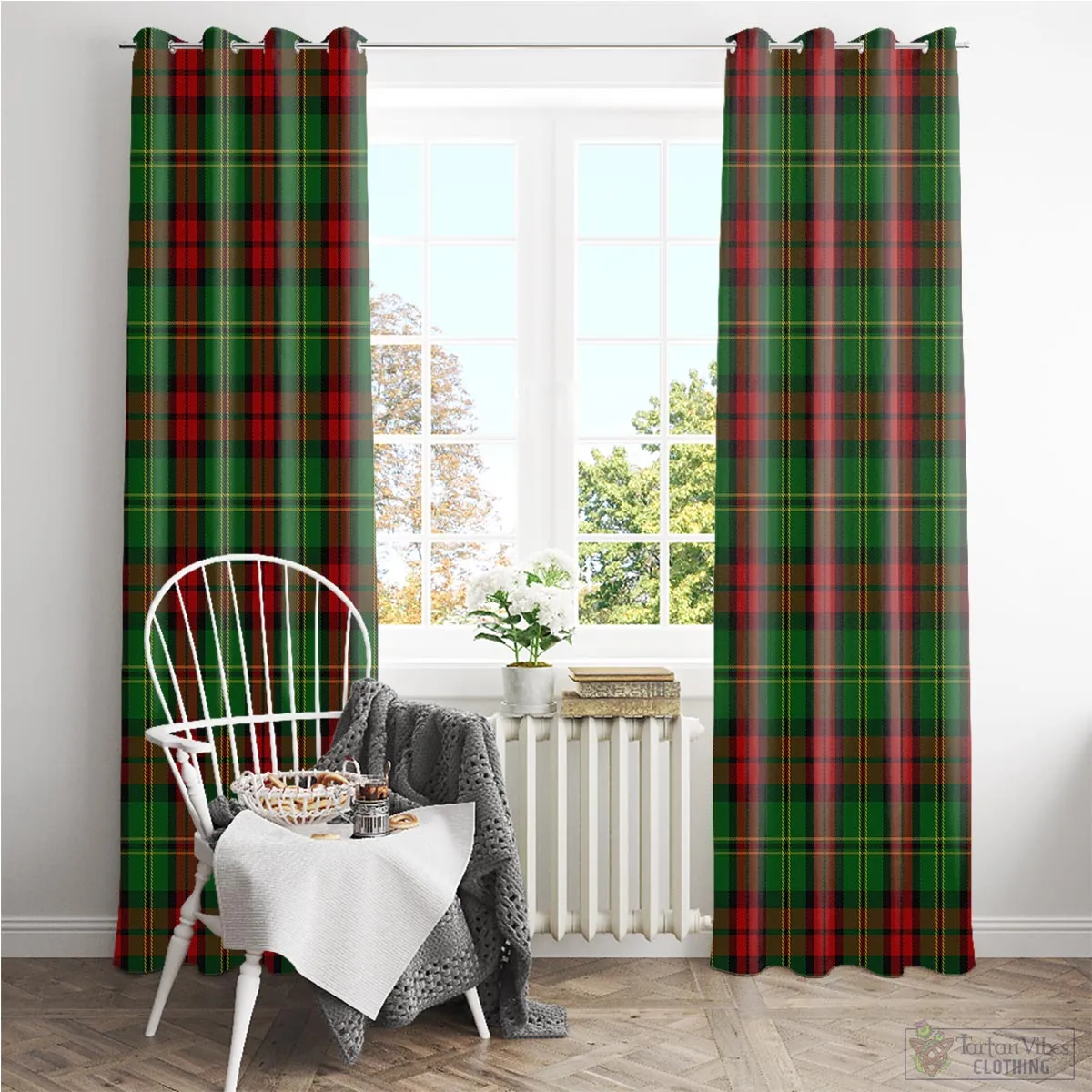 Blackstock Hunting Tartan Window Curtain