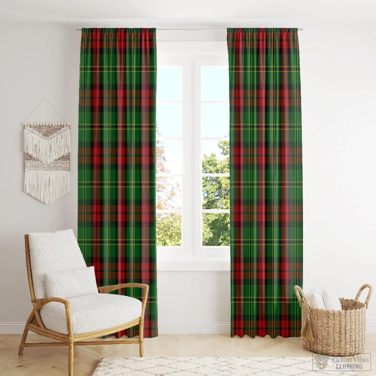 Blackstock Hunting Tartan Window Curtain