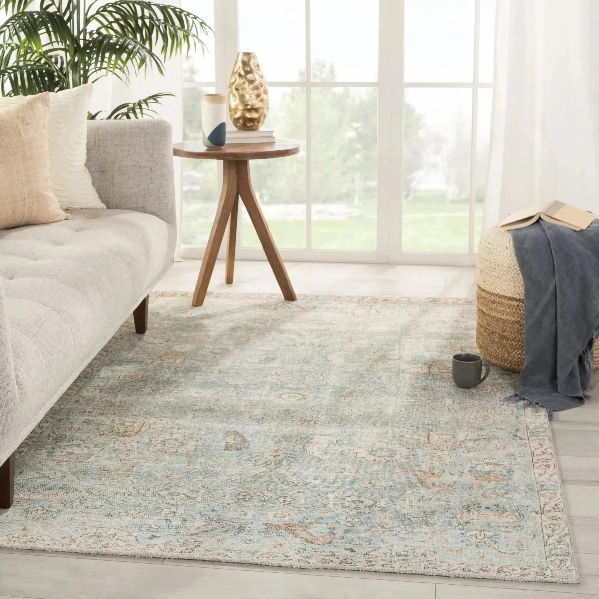 Boheme BOH17 Deep Blue/Green Rug