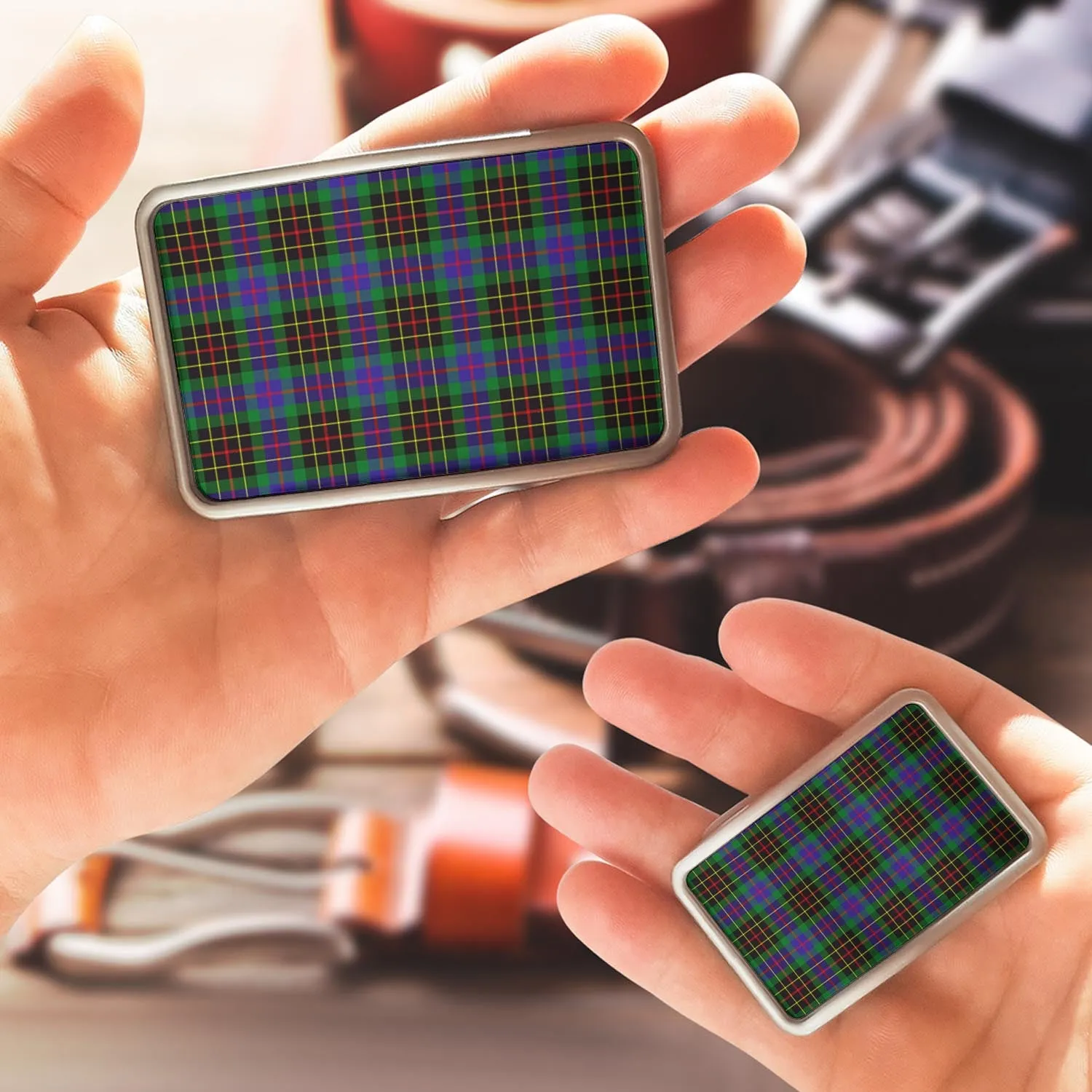 Brodie Hunting Modern Tartan Belt Buckles