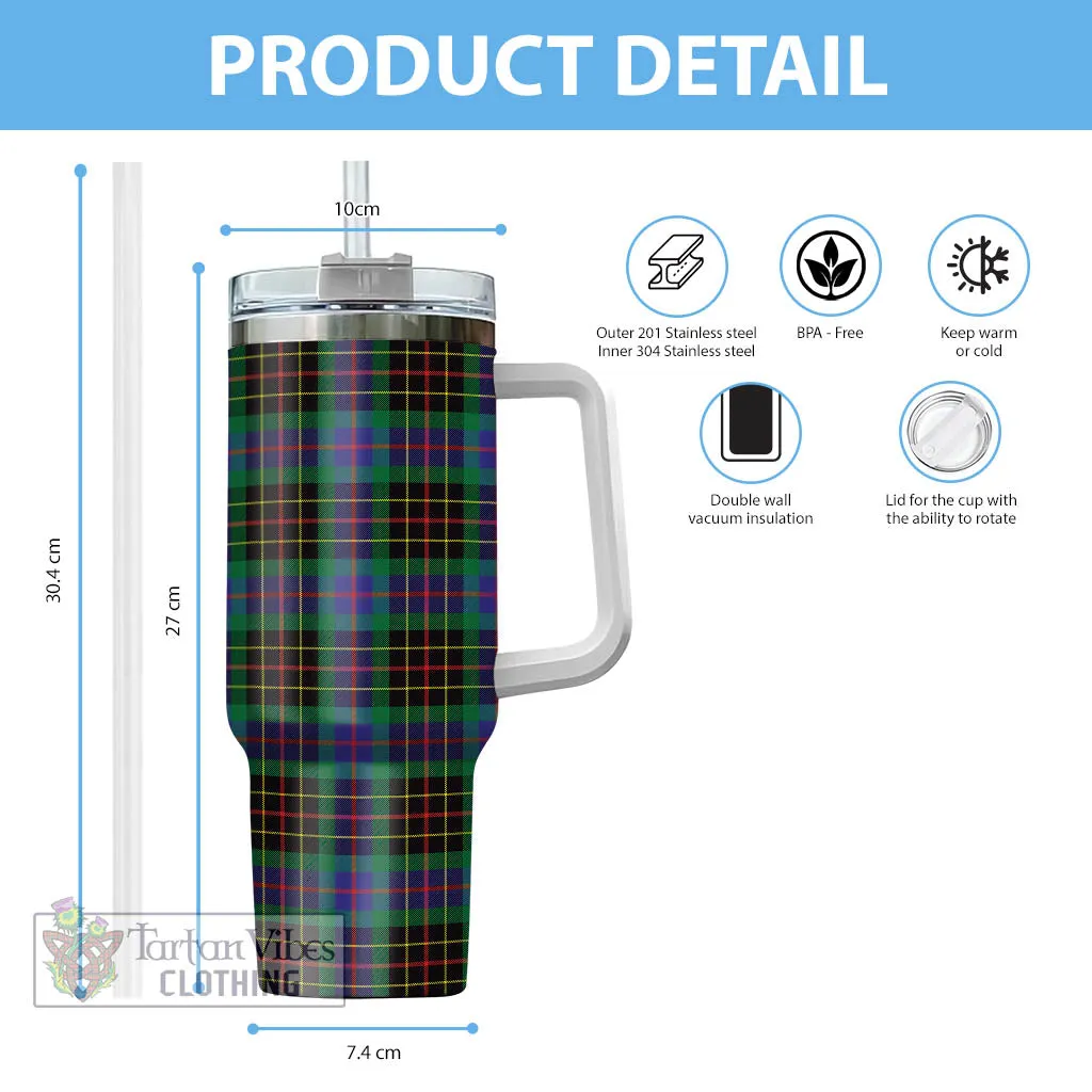 Brodie Hunting Modern Tartan Tumbler with Handle