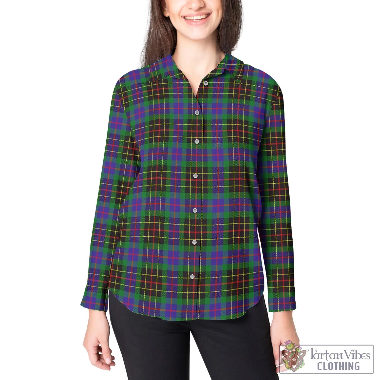 Brodie Hunting Modern Tartan Women's Casual Shirt