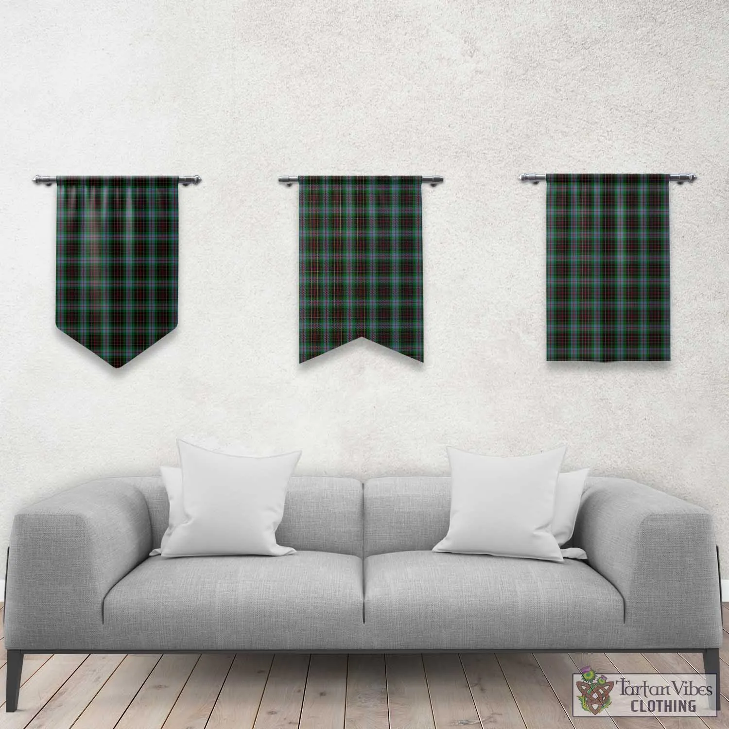 Brodie Hunting Tartan Gonfalon, Tartan Banner
