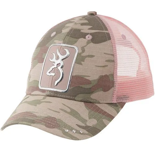 Browning Women's Digby Cap Camo/Light Pink