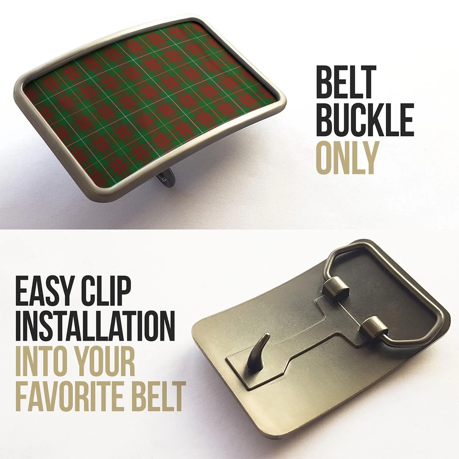 Bruce Hunting Tartan Belt Buckles