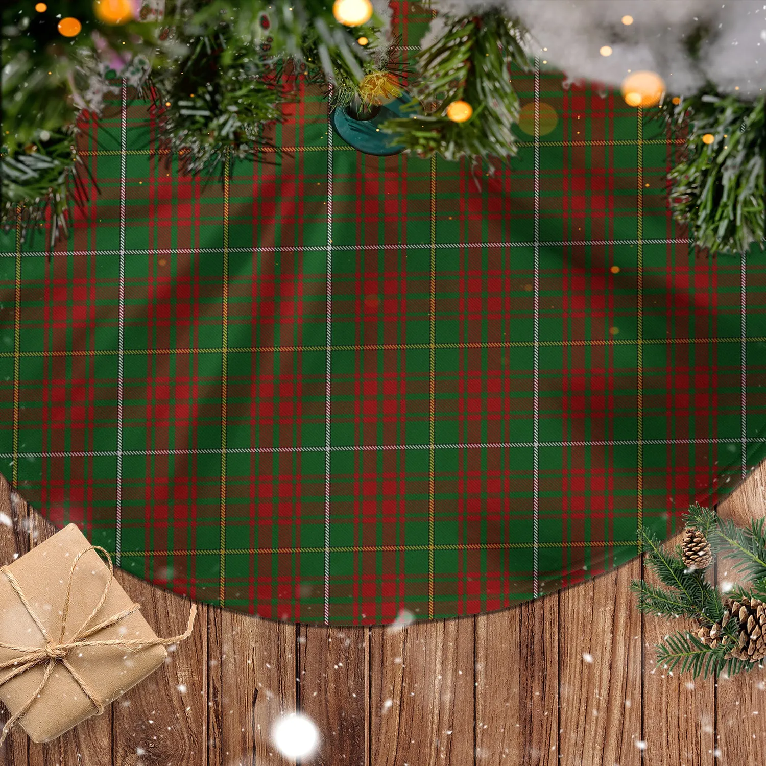 Bruce Hunting Tartan Christmas Tree Skirt