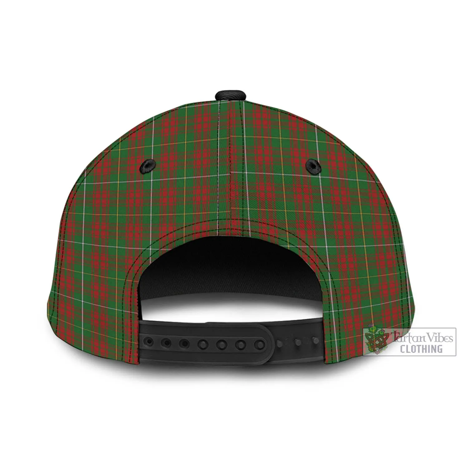 Bruce Hunting Tartan Classic Cap with Family Crest In Me Style