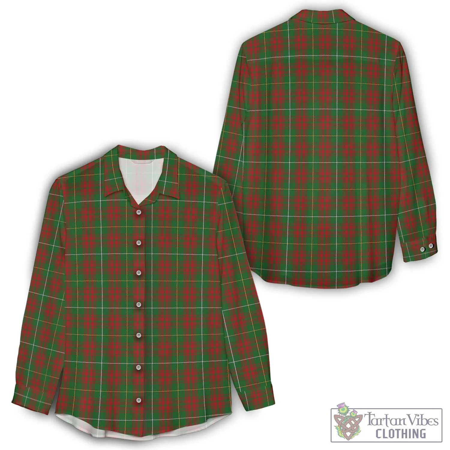 Bruce Hunting Tartan Women's Casual Shirt