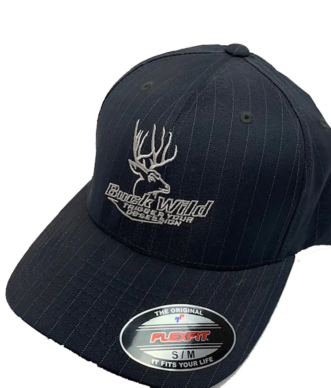 Buck Wild Pin Stripe Flex Fit Hat