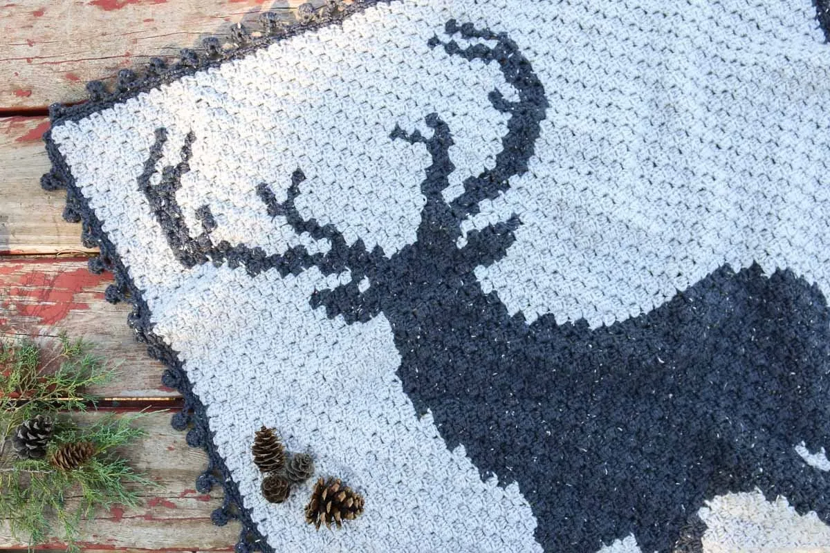 Buckhorn Blanket Crochet Pattern