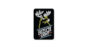 Busch Light Buck Neon Sticker