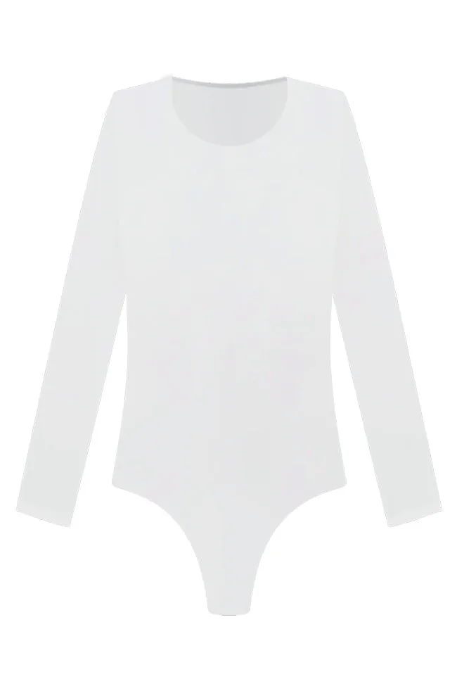 Can't Escape You White Bodysuit FINAL SALE