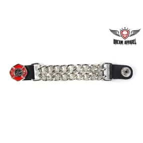 Chain Vest Extender With Fire Department Logo