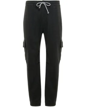 Charcoal Cotton Stretch Sweatpants