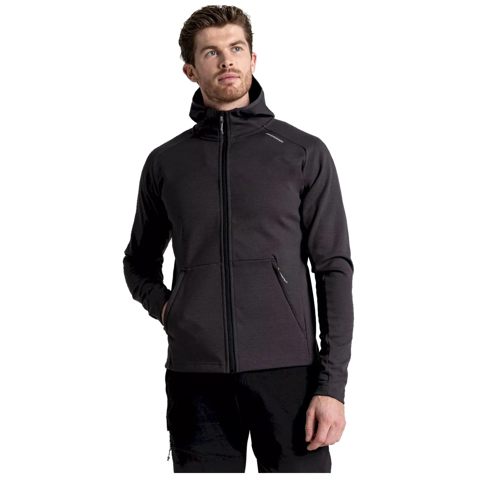 Craghoppers Mens Dynamic Pro Hooded Fleece Jacket