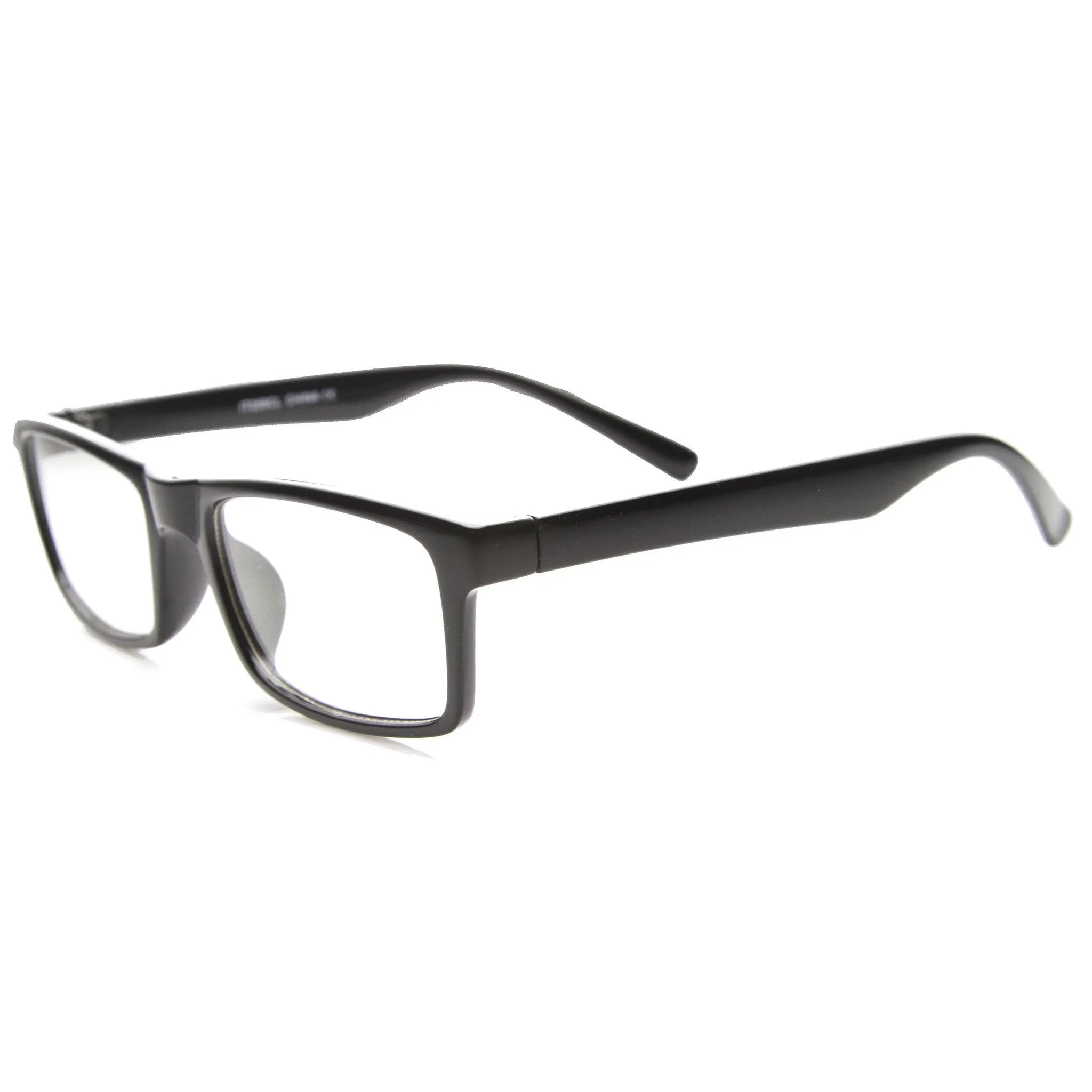 Dapper Rectangle RX Optical Clear Lens Glasses